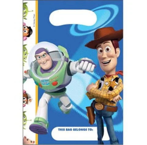 Toy Story 3 Loot Bags 6 Per Pack Afbeelding 1