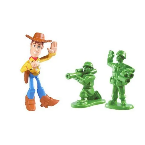 Toy Story 3 - Buddy Pack Waving Woody and Green Army Man Afbeelding 1