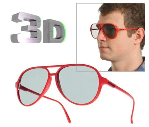 3D Glasses - 1 - Zwart Afbeelding 1
