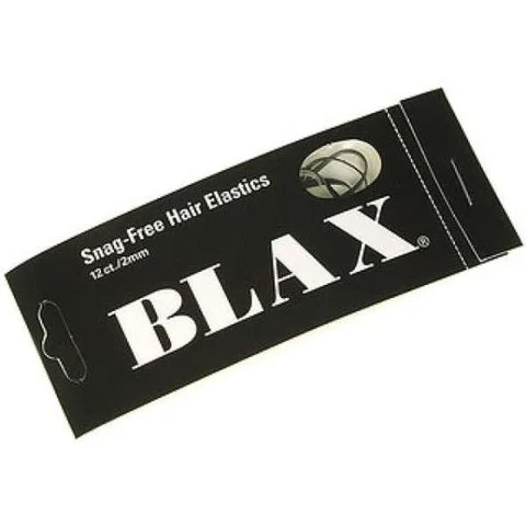 Blax Snag-Free 2mm Mini Braid Elastics - Black/Clear Afbeelding 1