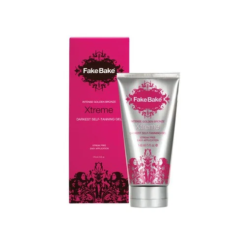 Fake Bake Intense Golden Bronze Xtreme Darkest Self-Tan Gel (148ml) Afbeelding 1