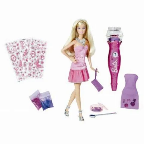 Barbie Glitter Vacuum And Doll Afbeelding 1