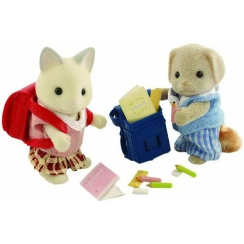 Sylvanian School Pupils Set Afbeelding 1