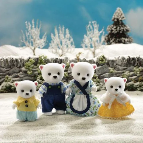 Sylvanian Families Polar Bear Family Afbeelding 1