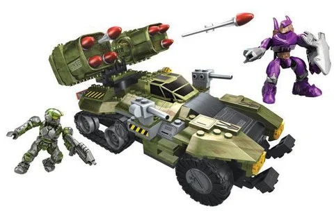 Mega Bloks - Halo Wars UNSC Wolverine (Green) Afbeelding 1
