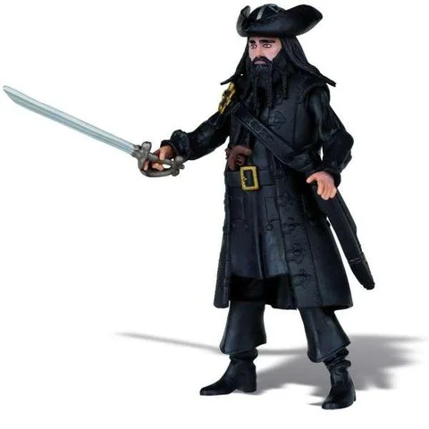 Pirates Of The Caribbean - Basic Figure Wave #1 Blackbeard Afbeelding 1