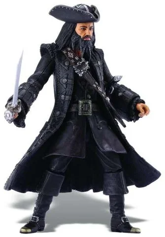 Pirates Of The Caribbean Super Deluxe Figure Wave 1 Blackbeard Figure Afbeelding 1