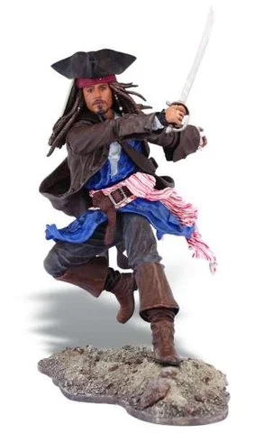 Pirates Of The Caribbean - Super Deluxe Figure Wave 1 Jack Sparrow Figure Afbeelding 1