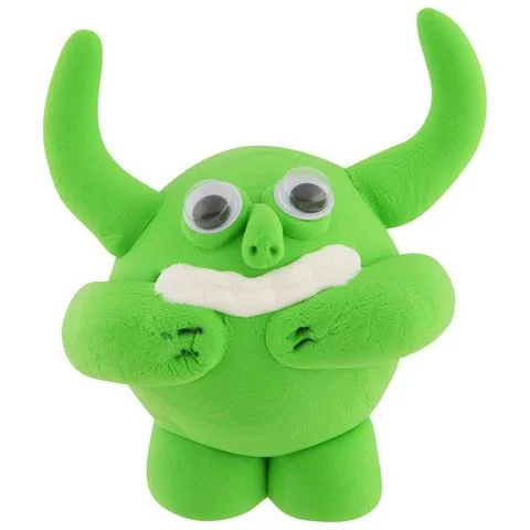 Monster Bunch Modelling Clay - Green Afbeelding 1