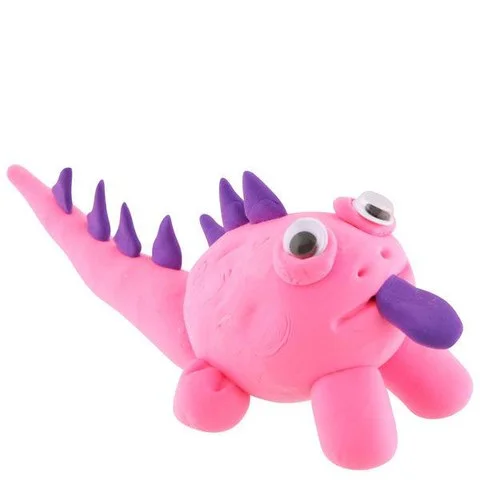 Monster Bunch Modelling Clay - Pink Afbeelding 1