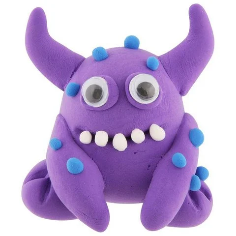 Monster Bunch Modelling Clay - Violet Afbeelding 1
