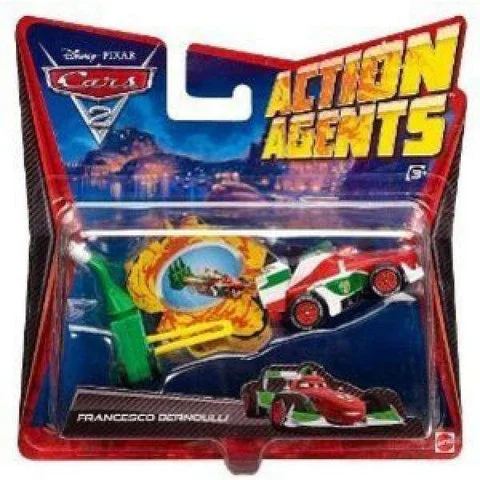Cars 2 - Action Agents Vehicle and Launcher Francesco Bernulli Afbeelding 1