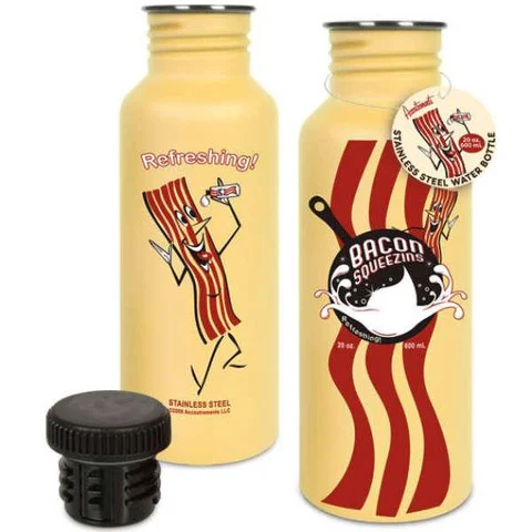 Bacon Squeezins Water Bottle Afbeelding 1