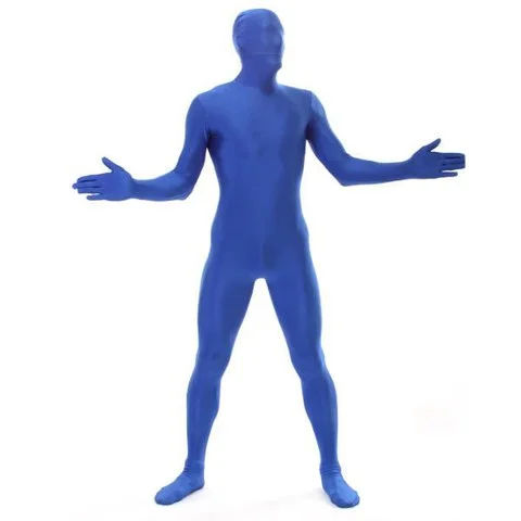 Morphsuit Blauw - Volwassene - M - Blauw Afbeelding 1