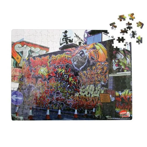 London Graffiti Jigsaw Puzzle Afbeelding 1