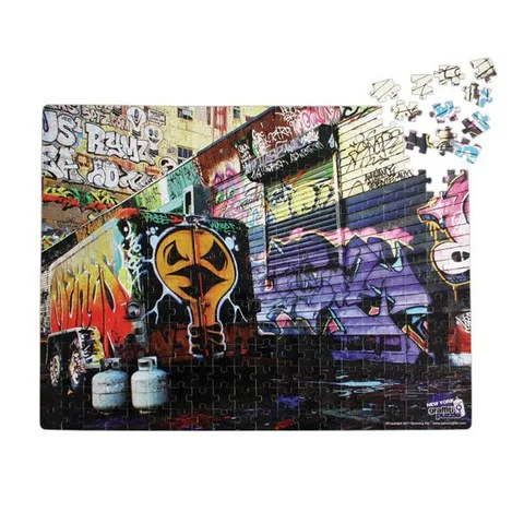 New York Graffiti Jigsaw Puzzle Afbeelding 1