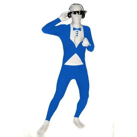 Morphsuits Tuxedo Blue - M - Blauw Afbeelding 1