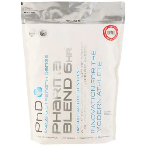 PHD NUTRITION PHARMA BLEND 6HR - STRAWBERRY (2.28KG) Afbeelding 1