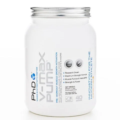 PHD NUTRITION V-MAX PUMP - ORANGE (800G) Afbeelding 1