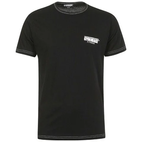 Gymheadz Sportswear Men's Black T-Shirt - S - Zwart Afbeelding 1