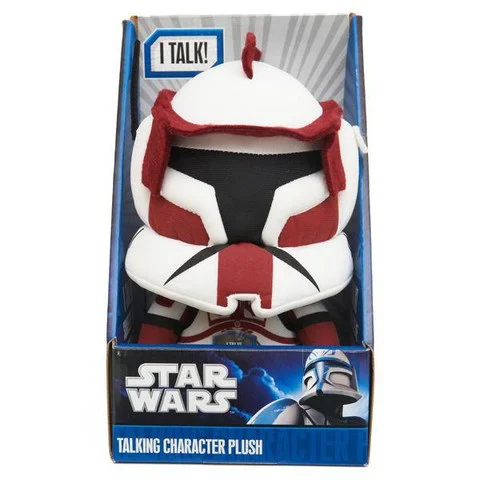 Star Wars Clone Wars - Talking Plush - Commander Fox 9 Inch Afbeelding 1