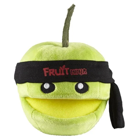 Fruit Ninja 5 Inch Plush with Sound - Apple Afbeelding 1