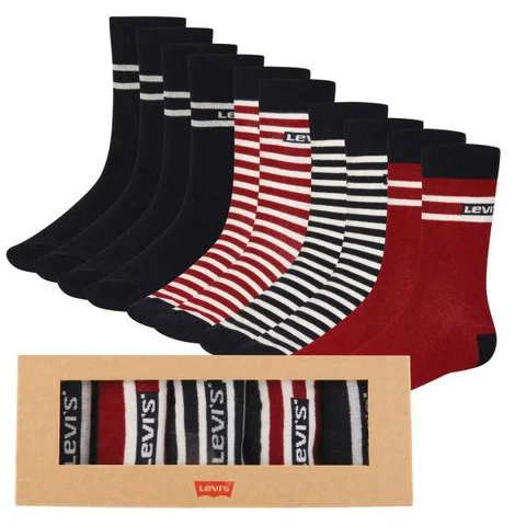 Levi's Men's 5-Pack Socks - Multi - 7 to 11 - Multi Afbeelding 1