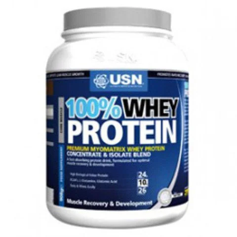 USN 100% Whey Protein - 2.28kg - 2.28kg - Pot - Chocolade Afbeelding 1