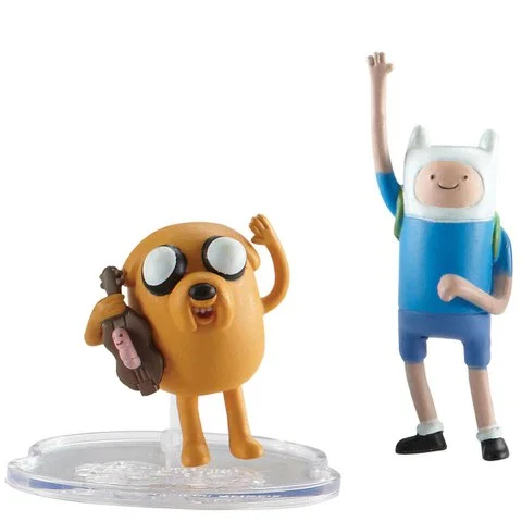 Adventure Time - 2 Inch Figure Collectables - Jake and Finn Afbeelding 1