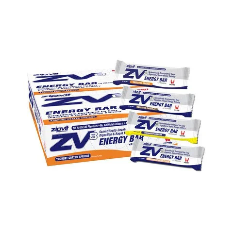 ZipVit ZV8 Energy Bar - Box of 20 - 20Repen - Doos - Apricot Afbeelding 1