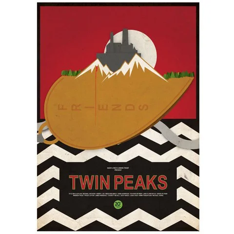 Twin Peaks - Gesigneerde en Genummerde Giclee Print (Beperkte Oplage) Afbeelding 1
