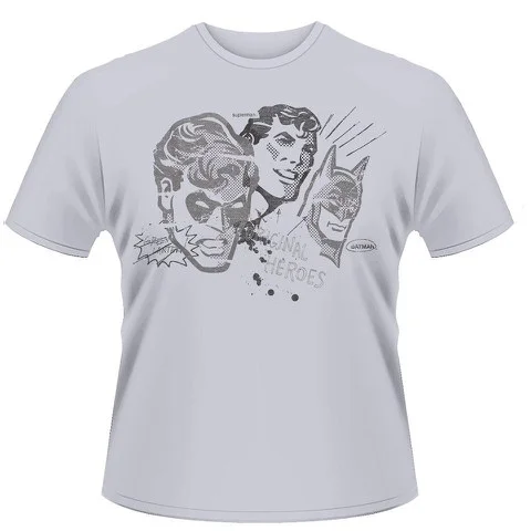DC Originals Men's T-Shirt - Original Heroes - L - Grijs Afbeelding 1