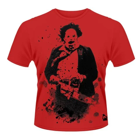 The Texas Chainsaw Massacre - Leatherface 2 Men's T-Shirt - S - Rood Afbeelding 1