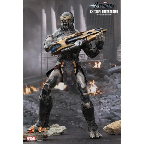 Hot Toys Chitauri Footsoldier 12 Inch Figure Afbeelding 1