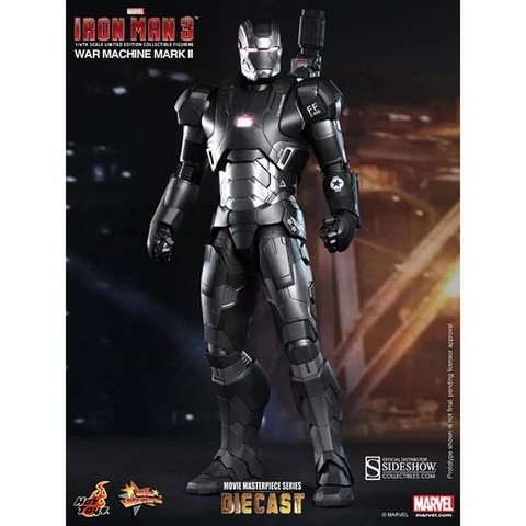 Hot Toys Iron Man 3 War Machine Mark II 12 Inch Figure Afbeelding 1