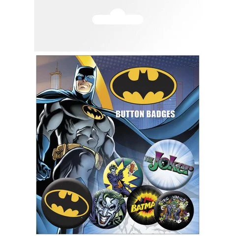 Batman Striplogo en the Joker - Badges Afbeelding 1
