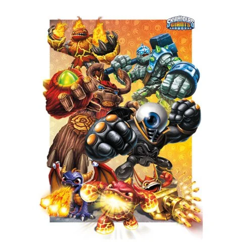 Skylanders Giants Characters - Lenticular Poster - 47 x 67cm Afbeelding 1