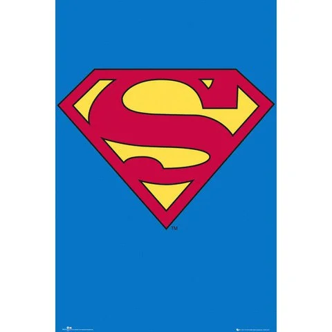 Superman Logo - Maxi Poster - 61 x 91.5cm Afbeelding 1