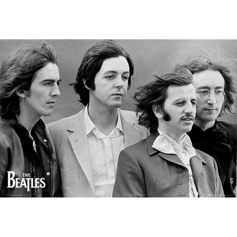 The Beatles Fab Four - Maxi Poster - 61 x 91.5cm Afbeelding 1