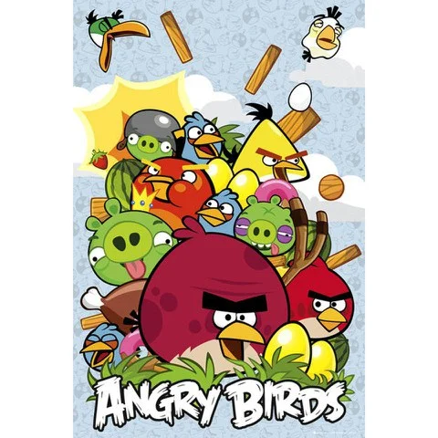 Angry Birds Collage - Maxi Poster - 61 x 91.5cm Afbeelding 1