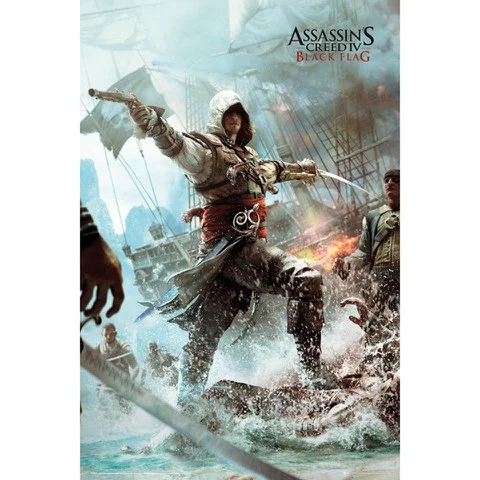 Assassins Creed 4 Edward - Maxi Poster - 61 x 91.5cm Afbeelding 1