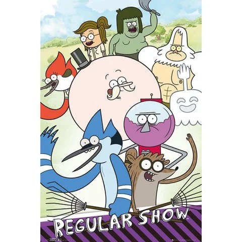 Regular Show Cast - Maxi Poster - 61 x 91.5cm Afbeelding 1