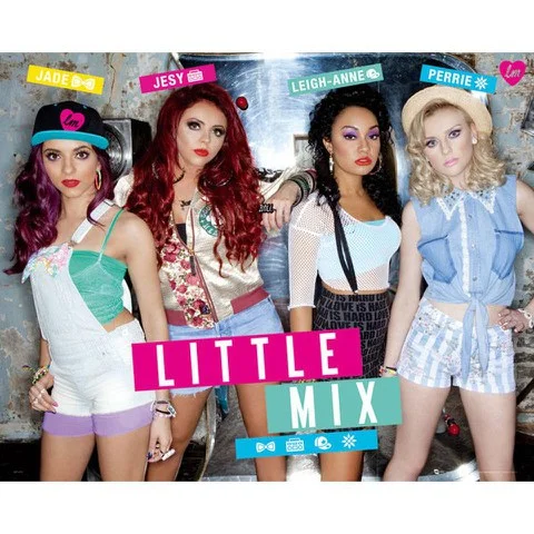 Little Mix Names - Mini Poster - 40 x 50cm Afbeelding 1
