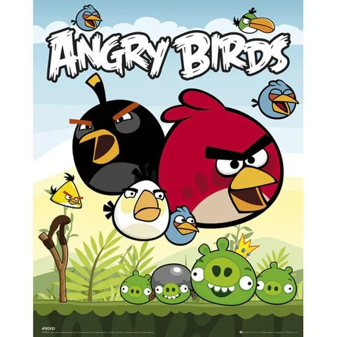 Angry Birds Group - Mini Poster - 40 x 50cm Afbeelding 1