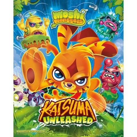 Moshi Monsters Katsuma Unleashed - Mini Poster - 40 x 50cm Afbeelding 1