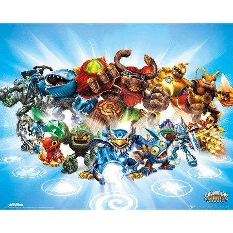 Skylanders Giants Group - Mini Poster - 40 x 50cm Afbeelding 1