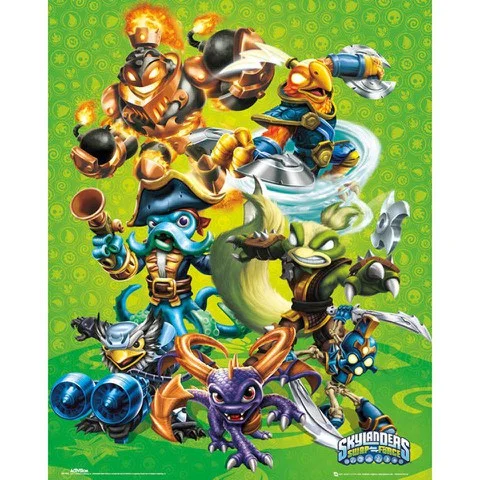 Skylanders Swap Force Group - Mini Poster - 40 x 50cm Afbeelding 1