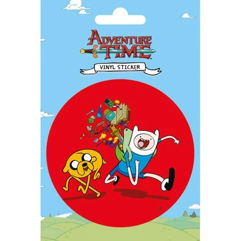 Adventure Time Finn and Jake - Vinyl Sticker - 10 x 15cm Afbeelding 1