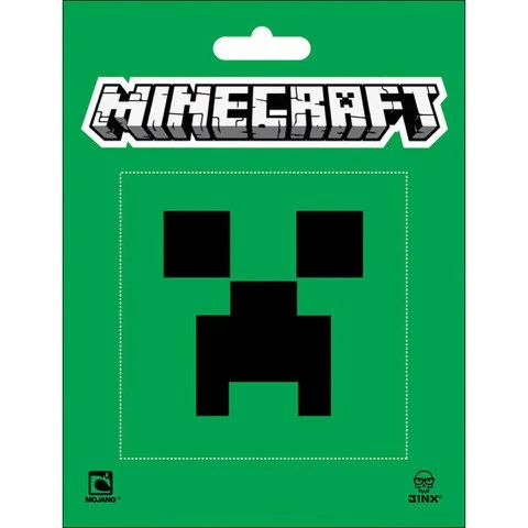 Minecraft Creeper - Vinyl Sticker - 10 x 15cm Afbeelding 1