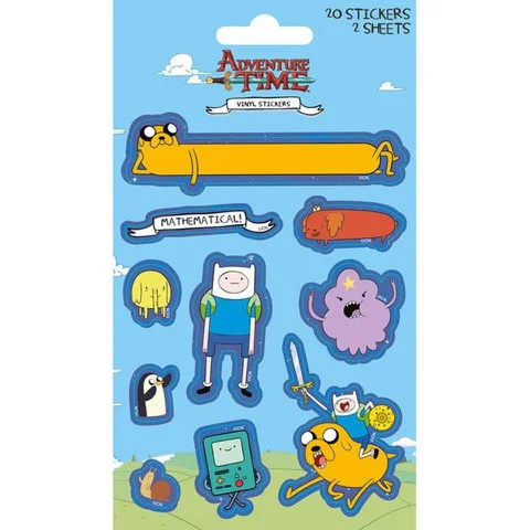 Adventure Time Characters - Vinyl Sticker Pack Afbeelding 1